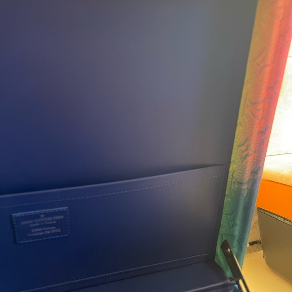 New! RARE LIMITED EDITION Louis Vuitton Virgil Cotteville 40 leather multicolor! - Picture 15 of 16